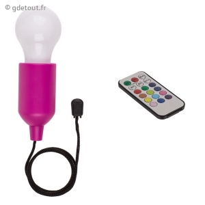 Lampe Bulbe Retro &agrave; T&eacute;l&eacute;commande