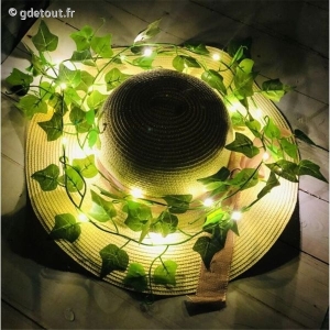 Guirlande Lumineuse Feuille de Lierre 2m
