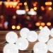 Guirlande Boules Lumineuses Blanches - Vue 1
