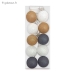 Guirlande Boules Lumineuses Moutarde Blanc et Gris - Vue 2