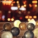 Guirlande Boules Lumineuses Moutarde Blanc et Gris - Vue 1
