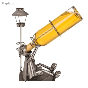 Porte-bouteille en Métal Buveur