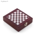 Coffret Oenologie Jeu d'Echec en Bois - Vue 3