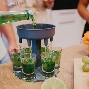 Distributeur pour Verre à Liqueur avec 6 Verres