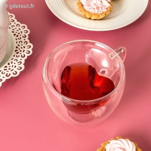 Tasse Coeur Double Paroi