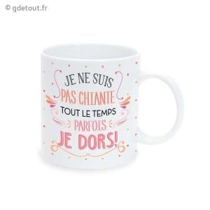 Mug Je Ne Suis Pas Chiante Tout Le Temps Parfois Je Dors