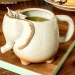 Tasse El&eacute;phant avec Compartiment pour Sachet &agrave; Th&eacute; - Vue 3