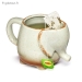 Tasse El&eacute;phant avec Compartiment pour Sachet &agrave; Th&eacute; - Vue 4