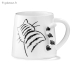 Tasse Chat &agrave; Queue en 3D  - Vue 2