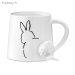 Tasse Lapin &agrave; Queue en 3D  - Vue 2