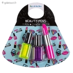 Set Stylo et Surligneurs Beaut&eacute;