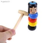 Poup&eacute;e Daruma Immortelle en Bois