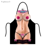Tablier Sexy Seins Peluche