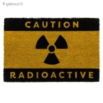 Tapis d'entr&eacute;e Radioactive