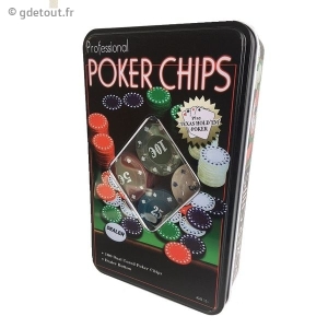 Coffret 100 Jetons Poker