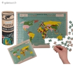 Puzzle Mappemonde 300 Pi&egrave;ces
