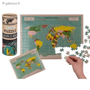 Puzzle Mappemonde 300 Pi&egrave;ces