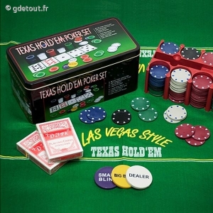 Coffret Poker 200 Jetons Tapis et Cartes