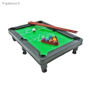 Jeu de Billard Miniature 27 cm