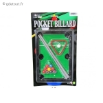 Mini Jeu de Billard 21 cm &agrave; Emporter