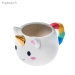 Mug Licorne Arc-en-Ciel et Corne Dor&eacute;e - Vue 2