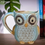 Mug Hibou Bleu 3D
