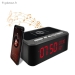 Chargeur induction & horloge & enceinte Bluetooth cam&eacute;ra espion WiFi - Vue 3