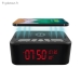 Chargeur induction & horloge & enceinte Bluetooth cam&eacute;ra espion WiFi - Vue 6