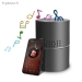 Enceinte Bluetooth &agrave; cam&eacute;ra espion HD 1080P WiFi  - Vue 3