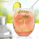 Verre Cadeau Joyeuse Retraite