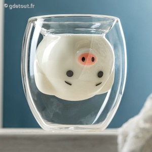 Verre Cochon Double Paroi