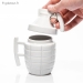 Mug Grenade Blanche avec Couvercle - Vue 3