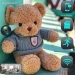 Ours en peluche camera espion WIFI HD 1080P detection mouvement - Vue 2