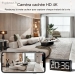 R&eacute;veil Cam&eacute;ra Espion Cach&eacute;e 4K Wi-Fi vision de nuit - Vue 3