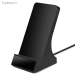 Chargeur induction camera espion WiFi vision nuit audio - Vue 1