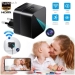 Chargeur USB Mural avec Cam&eacute;ra Espion Wi-Fi vision de nuit - Vue 2