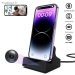 Station de charge compatible pour iPhone cam&eacute;ra 2K Wi-Fi discr&egrave;te - Vue 2