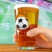 Verre Ballon de Foot Incrust&eacute; - Vue 1