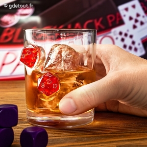 Verre D&eacute;s de Jeu Incrust&eacute;s