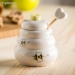 Petit Pot de Miel en Porcelaine - Vue 3