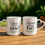Duo de Mugs des Amoureux