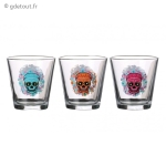 Trois Verres T&ecirc;te de Mort Mexicaine 25,5 cL
