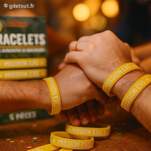 Pack 5 Bracelets Mission EVG