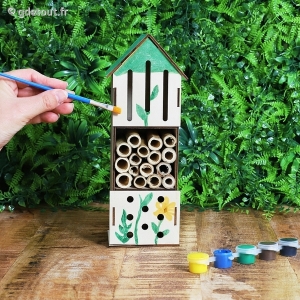 Kit Maison &agrave; Insecte &agrave; Monter et D&eacute;corer