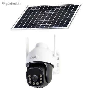 Cam&eacute;ra 4G solaire 4MP AOV vision nocturne batterie 16000mAh