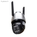 Cam&eacute;ra WiFi PTZ double objectif 4MP zoom optique x10 - Vue 2