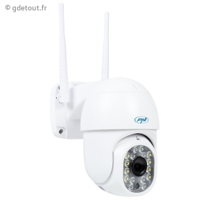 Cam&eacute;ra surveillance WiFi PTZ 4MP vision nocturne