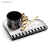 Ensemble Tasse et Assiette Piano - Vue 2