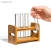 Set de 4 Tubes &agrave; Essai Shooters et Support Bois - Vue 2