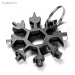 Porte-cl&eacute;s Flocon Multi Outils 18 en 1 - Vue 2